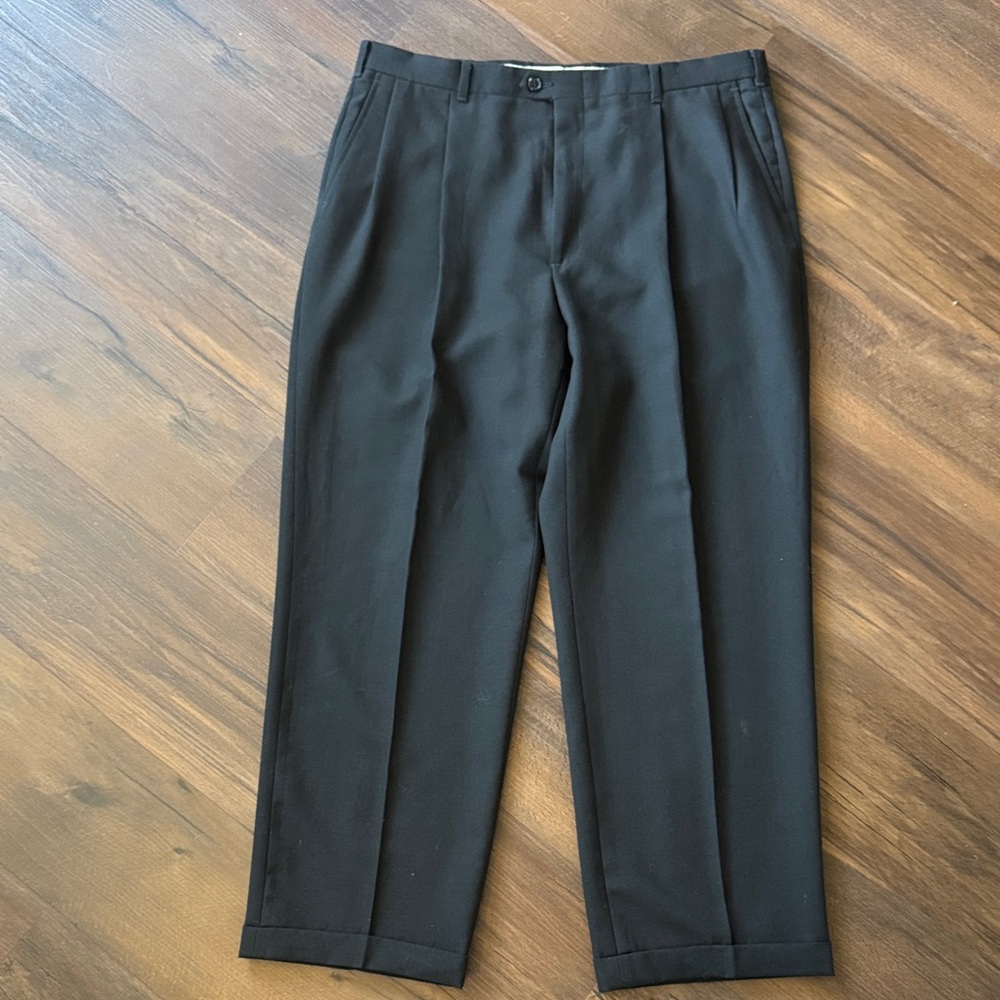 Vintage Christian Dior Black Classic Dress Trousers